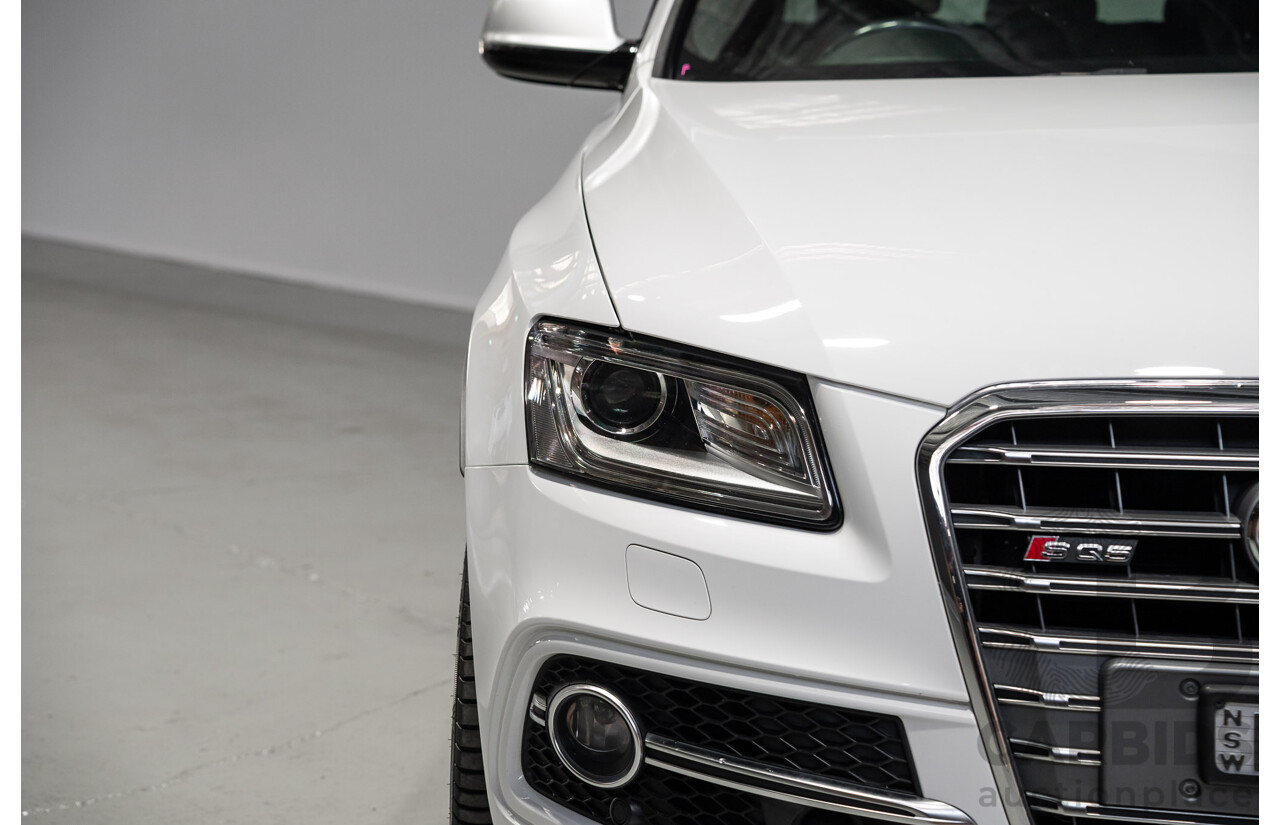 01/2016 Audi SQ5 3.0 TDI Quattro (AWD) 8R MY16 5d Wagon Ibis White Turbo Diesel 3.0L