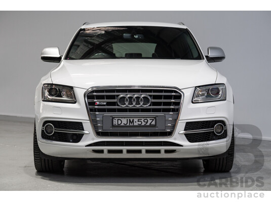 01/2016 Audi SQ5 3.0 TDI Quattro (AWD) 8R MY16 5d Wagon Ibis White Turbo Diesel 3.0L