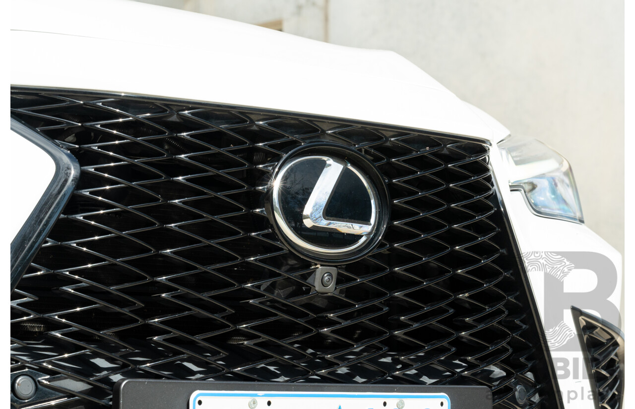 1/2022 Lexus NX350h F Sport (AWD) AAZH25R 4d Wagon Ultra White 2.5L - Hybrid