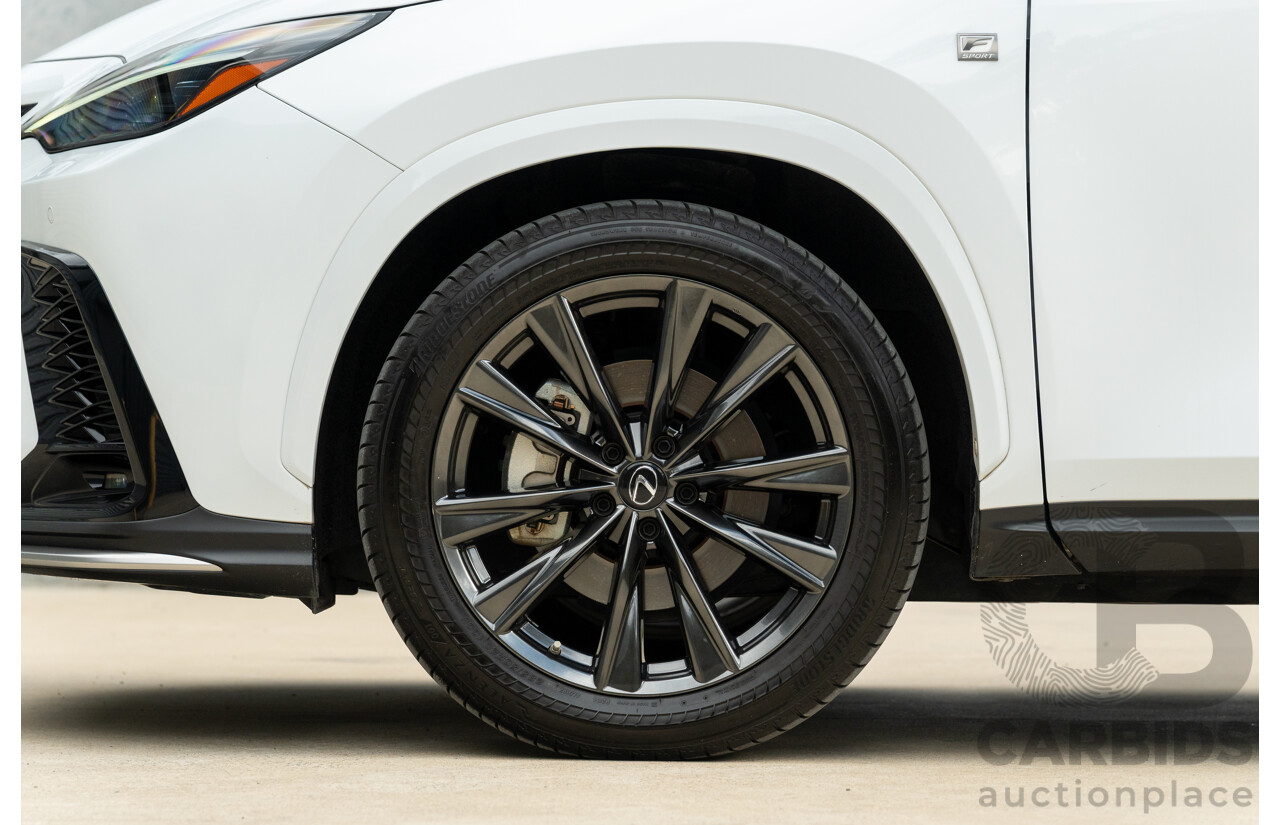 1/2022 Lexus NX350h F Sport (AWD) AAZH25R 4d Wagon Ultra White 2.5L - Hybrid