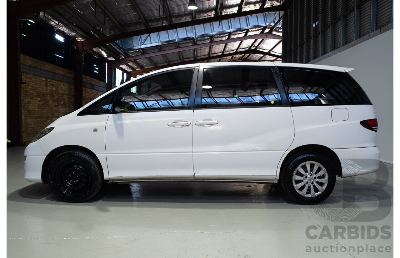 10/2003 Toyota Tarago GLi ACR30R 4d Wagon White 2.4L