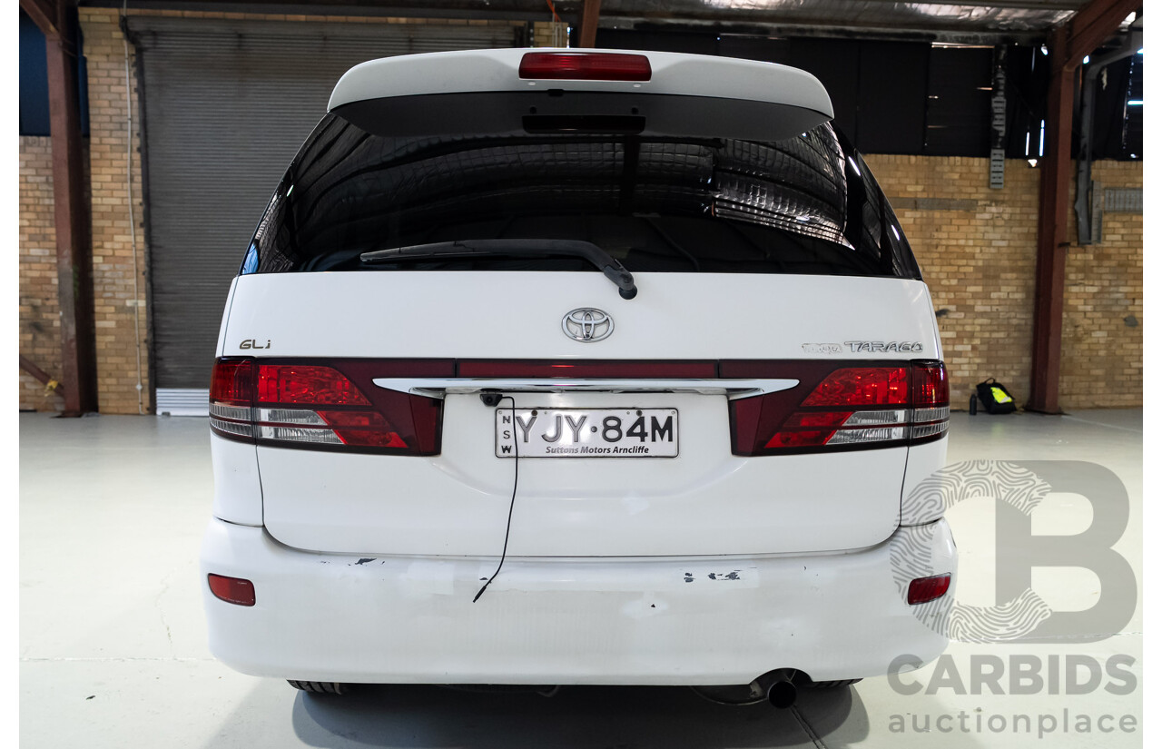 10/2003 Toyota Tarago GLi ACR30R 4d Wagon White 2.4L