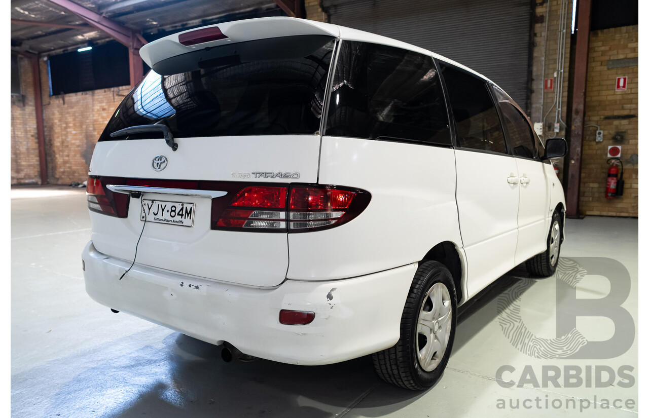 10/2003 Toyota Tarago GLi ACR30R 4d Wagon White 2.4L