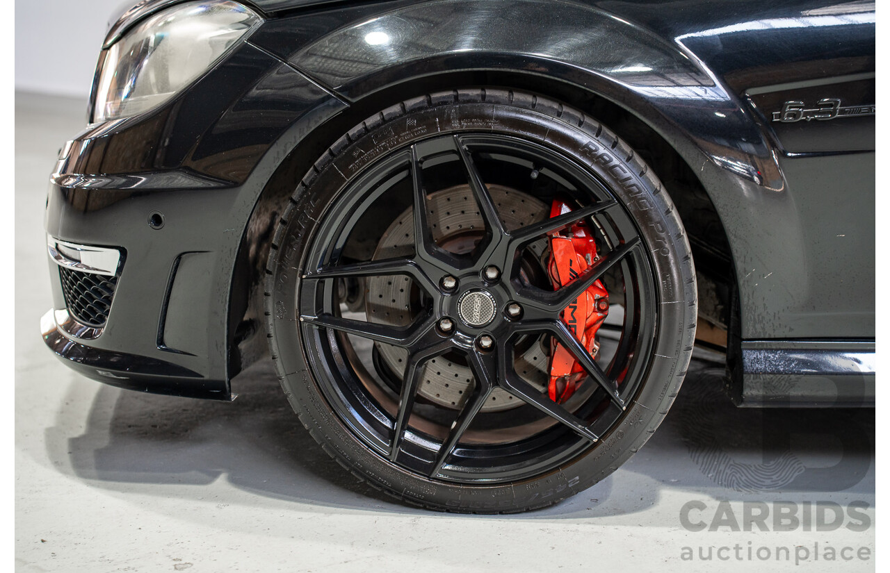 01/2012 Mercedes-Benz C63 AMG W204 MY12 4D Sedan Obsidian Black 6.2L V8
