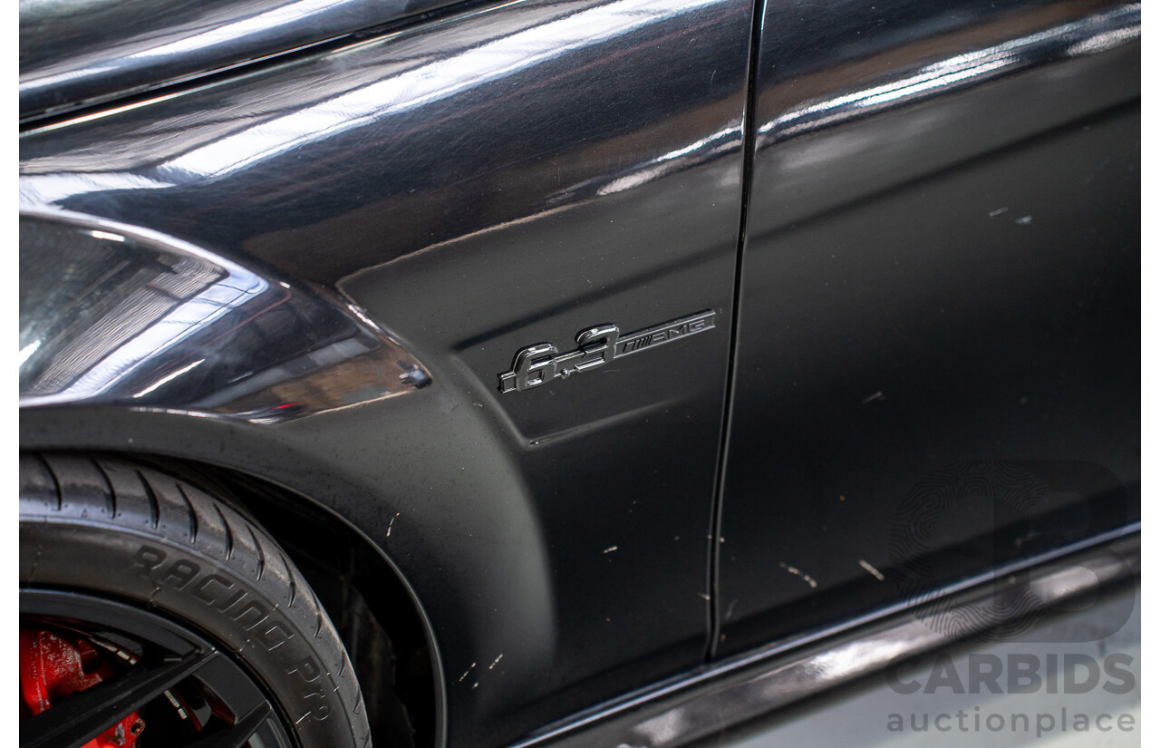 01/2012 Mercedes-Benz C63 AMG W204 MY12 4D Sedan Obsidian Black 6.2L V8