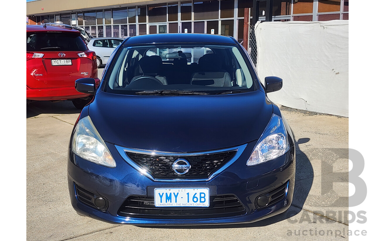 01/2015 Nissan Pulsar ST C12 SERIES 2 5d Hatchback Blue 1.8L