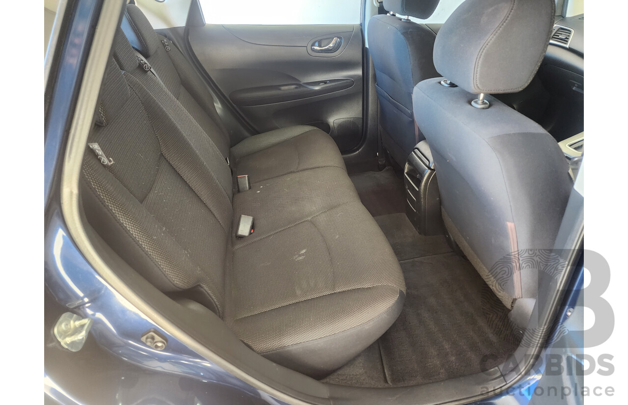 01/2015 Nissan Pulsar ST C12 SERIES 2 5d Hatchback Blue 1.8L