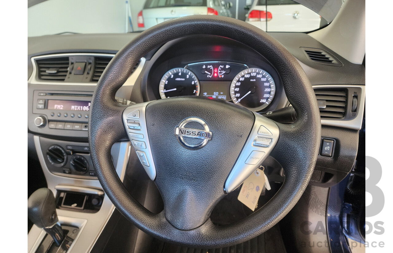 01/2015 Nissan Pulsar ST C12 SERIES 2 5d Hatchback Blue 1.8L