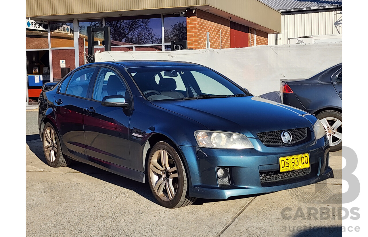 06/2009 Holden Commodore SV6 VE MY09.5 4d Sedan Blue 3.6L