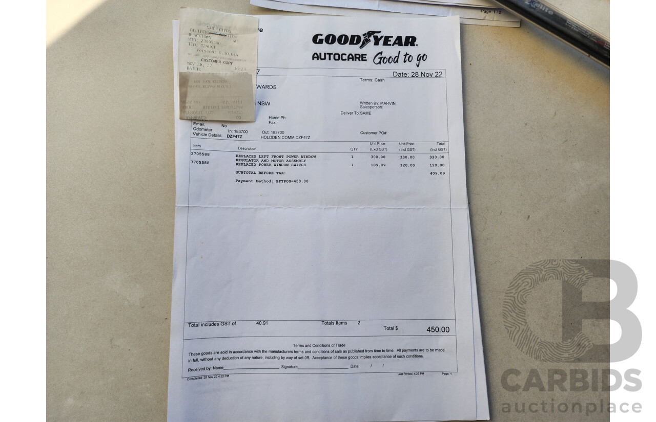 06/2009 Holden Commodore SV6 VE MY09.5 4d Sedan Blue 3.6L