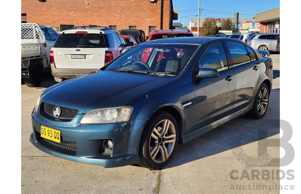 06/2009 Holden Commodore SV6 VE MY09.5 4d Sedan Blue 3.6L
