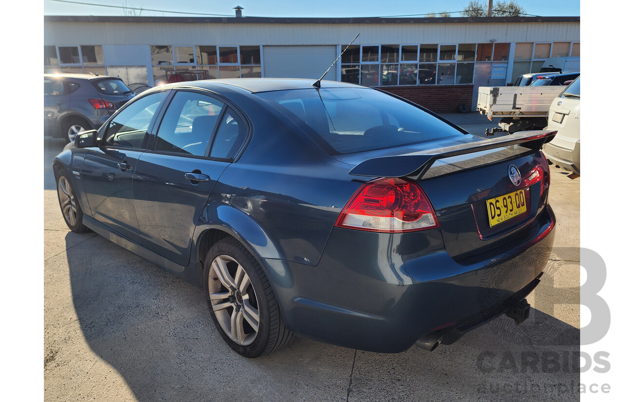 06/2009 Holden Commodore SV6 VE MY09.5 4d Sedan Blue 3.6L