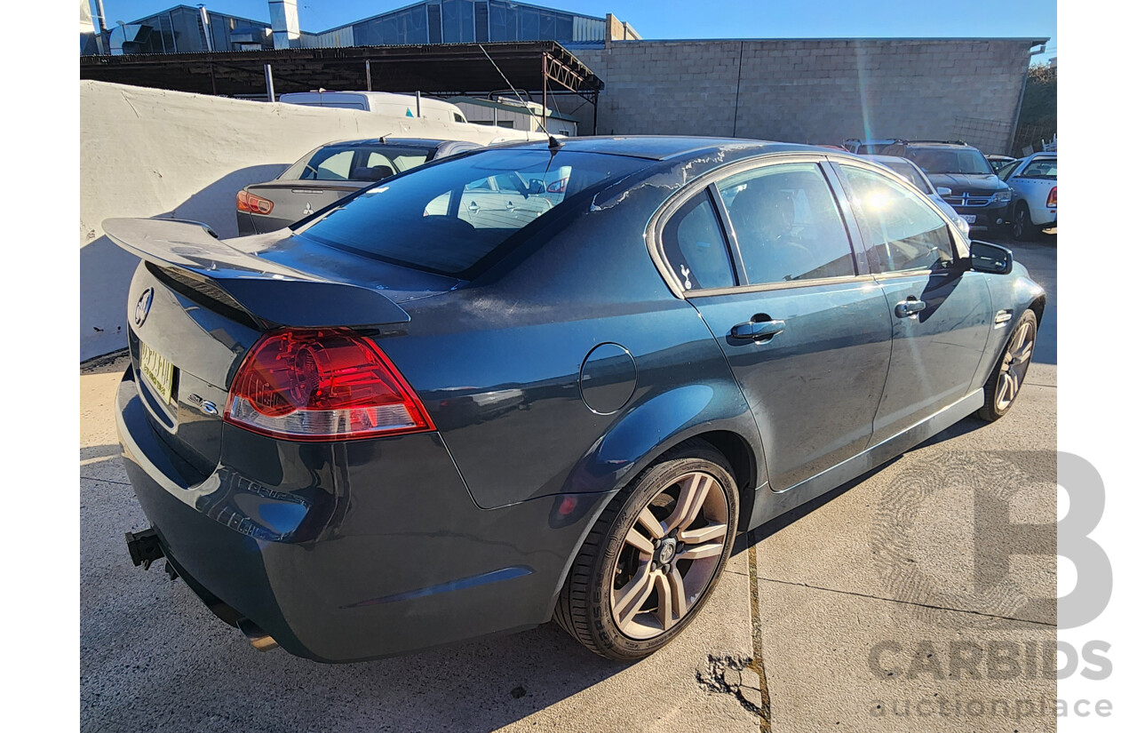 06/2009 Holden Commodore SV6 VE MY09.5 4d Sedan Blue 3.6L