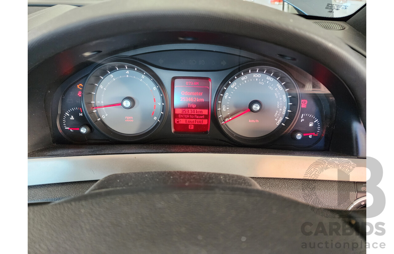 06/2009 Holden Commodore SV6 VE MY09.5 4d Sedan Blue 3.6L
