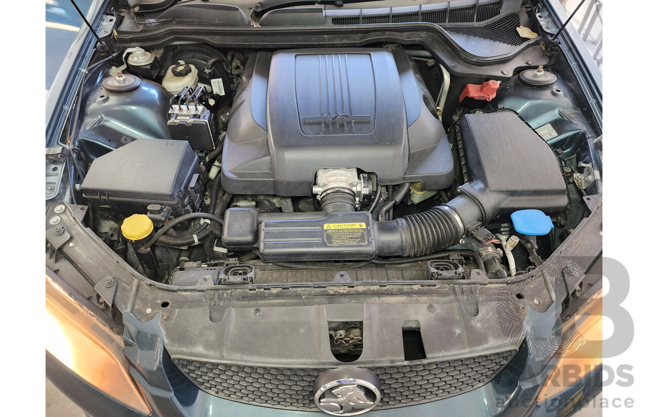 06/2009 Holden Commodore SV6 VE MY09.5 4d Sedan Blue 3.6L