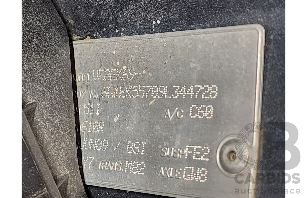 06/2009 Holden Commodore SV6 VE MY09.5 4d Sedan Blue 3.6L