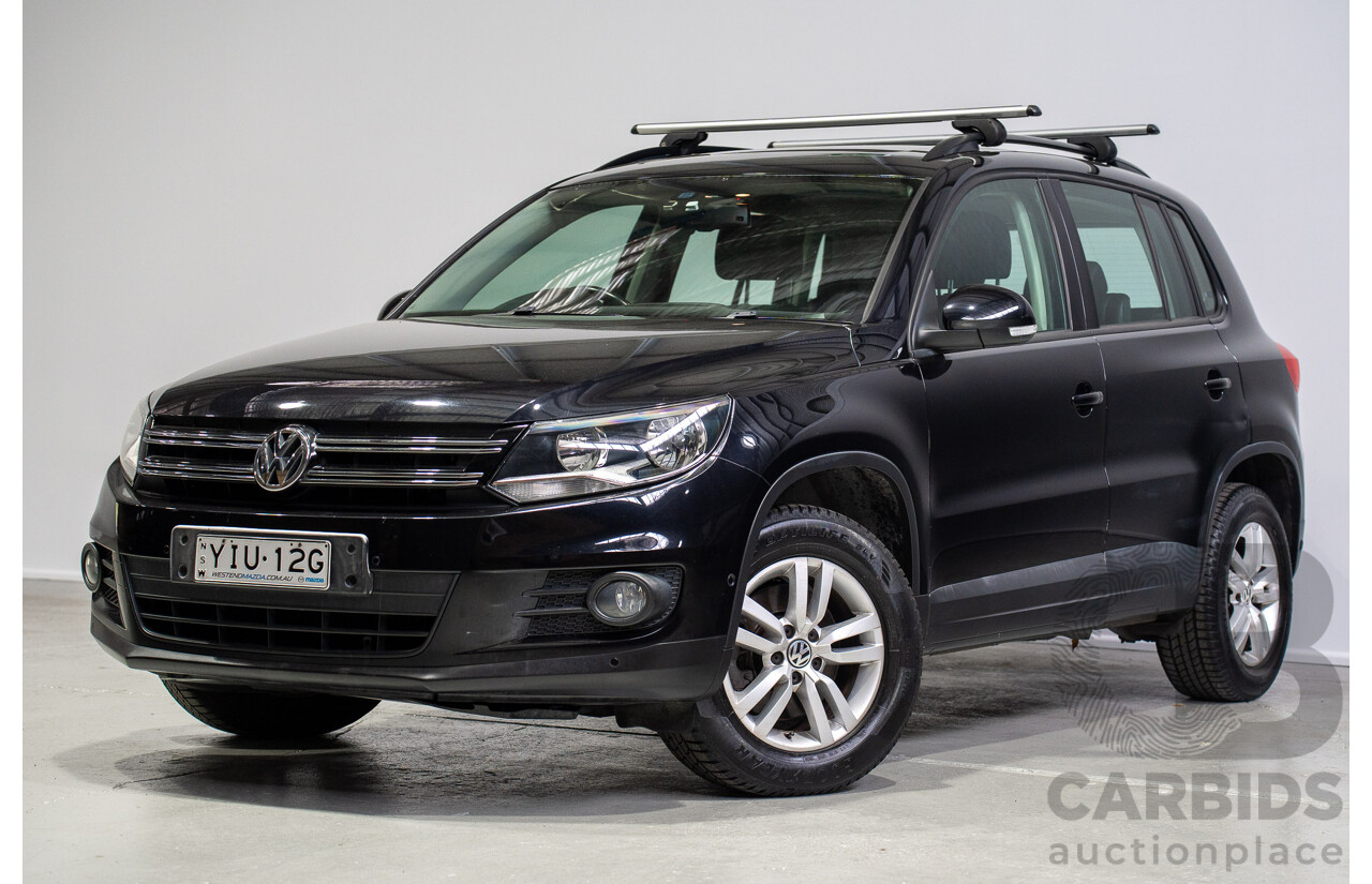 12/2012 Volkswagen Tiguan 103 TDI (AWD) 5NC MY13 4d Wagon Black Turbo Diesel 2.0L
