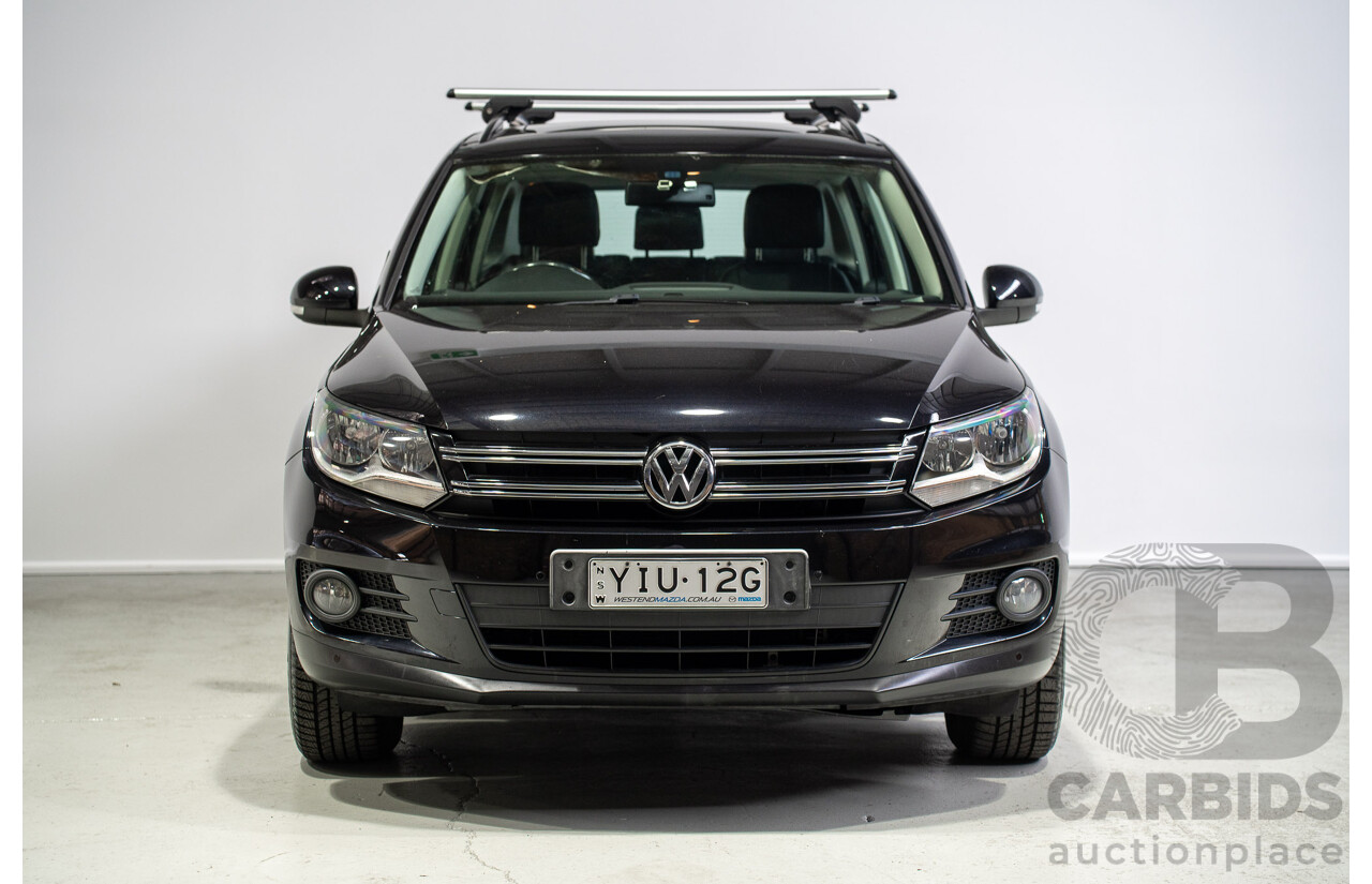 12/2012 Volkswagen Tiguan 103 TDI (AWD) 5NC MY13 4d Wagon Black Turbo Diesel 2.0L