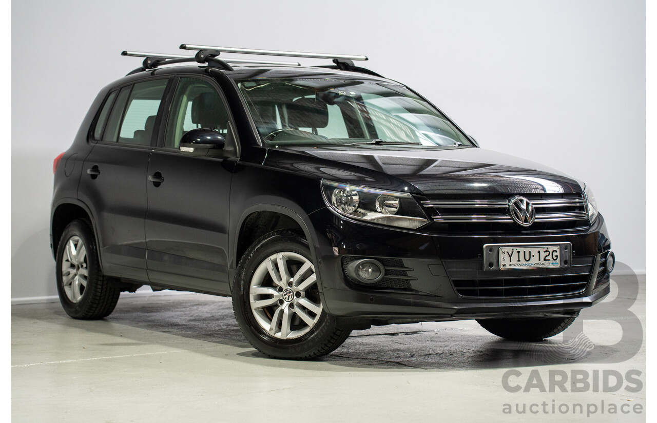 12/2012 Volkswagen Tiguan 103 TDI (AWD) 5NC MY13 4d Wagon Black Turbo Diesel 2.0L
