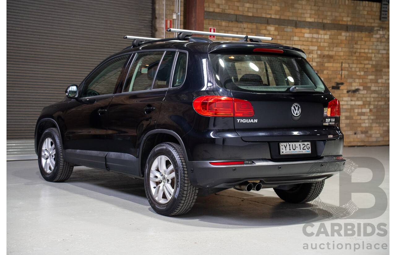 12/2012 Volkswagen Tiguan 103 TDI (AWD) 5NC MY13 4d Wagon Black Turbo Diesel 2.0L