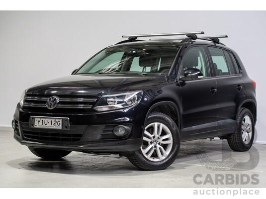 12/2012 Volkswagen Tiguan 103 TDI (AWD) 5NC MY13 4d Wagon Black Turbo Diesel 2.0L