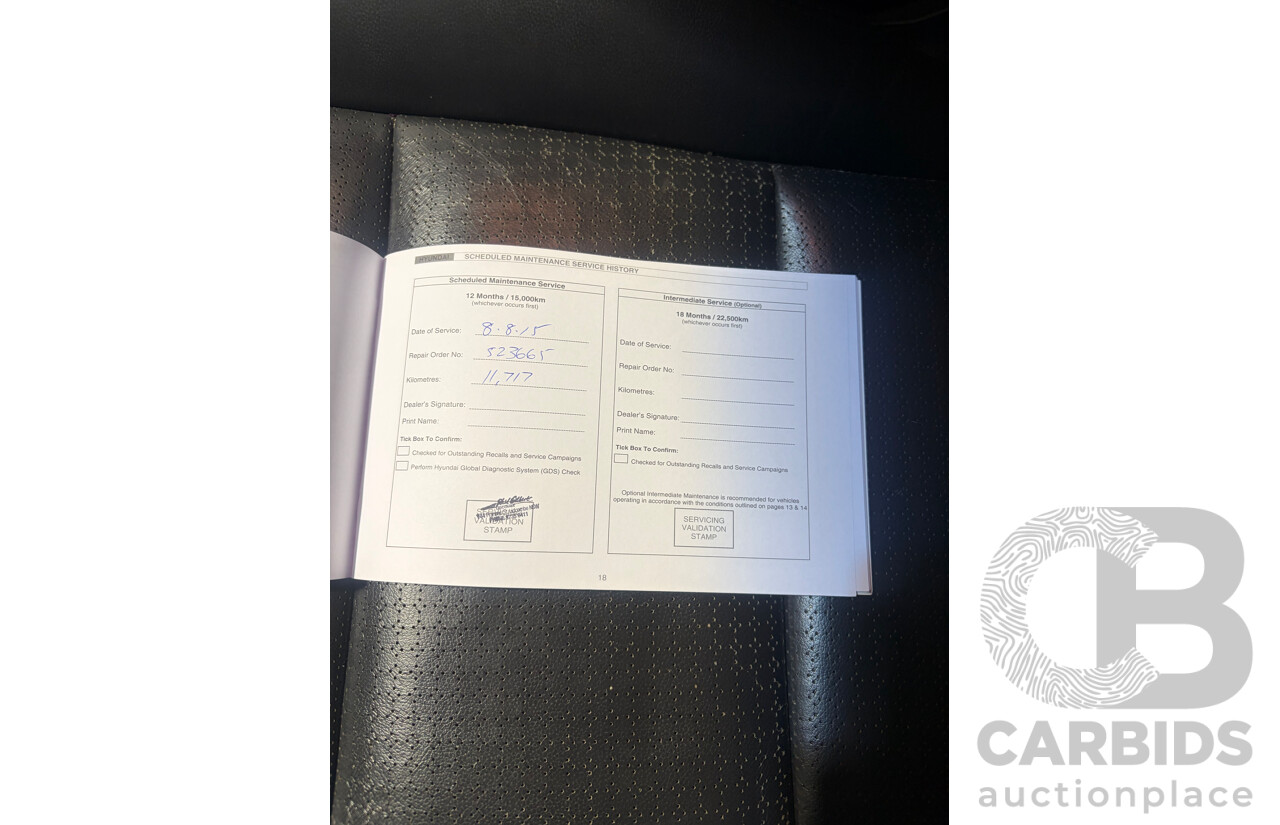 05/2014 Hyundai Santa Fe Highlander CRDi (4x4) DM 4d Wagon Pure White Metallic Turbo Diesel 2.2L