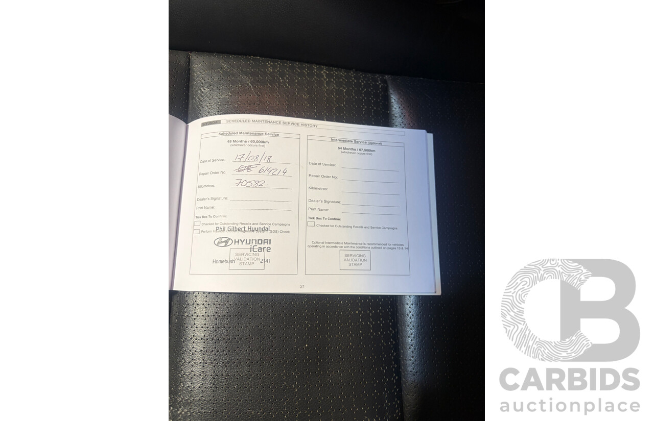 05/2014 Hyundai Santa Fe Highlander CRDi (4x4) DM 4d Wagon Pure White Metallic Turbo Diesel 2.2L