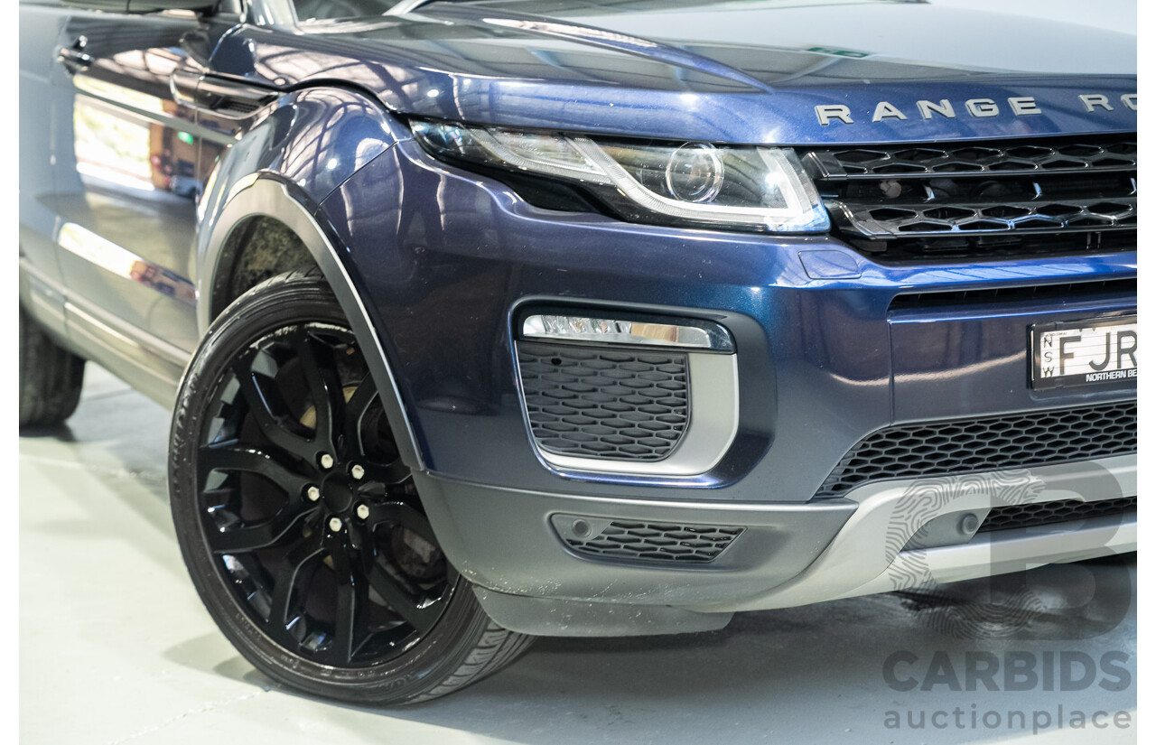 03/2017 Range Rover Evoque TD4 150 SE AWD LV MY17 5d Wagon Loire Blue Metallic Turbo Diesel 2.0L