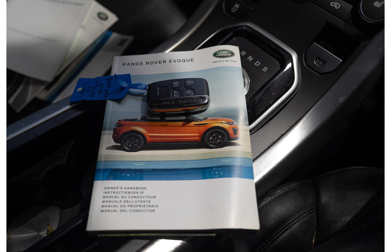 03/2017 Range Rover Evoque TD4 150 SE AWD LV MY17 5d Wagon Loire Blue Metallic Turbo Diesel 2.0L