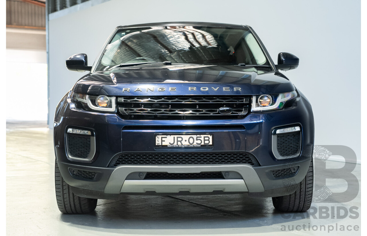 03/2017 Range Rover Evoque TD4 150 SE AWD LV MY17 5d Wagon Loire Blue Metallic Turbo Diesel 2.0L