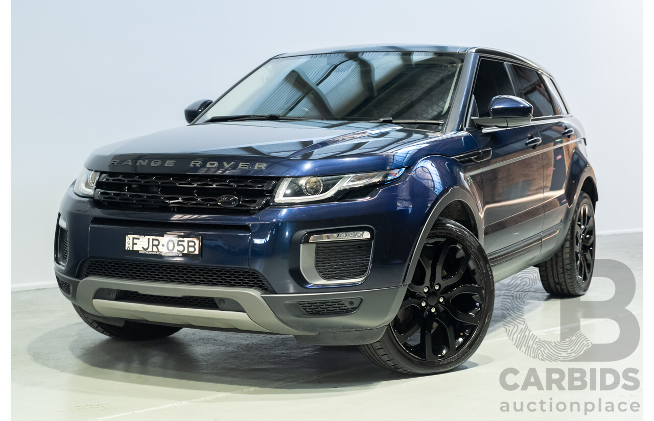 03/2017 Range Rover Evoque TD4 150 SE AWD LV MY17 5d Wagon Loire Blue Metallic Turbo Diesel 2.0L