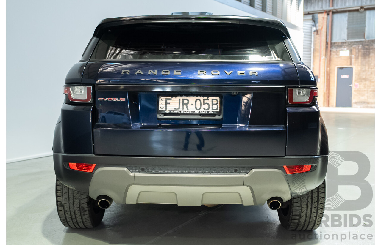 03/2017 Range Rover Evoque TD4 150 SE AWD LV MY17 5d Wagon Loire Blue Metallic Turbo Diesel 2.0L
