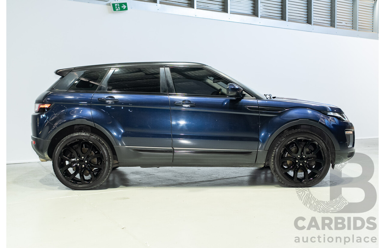03/2017 Range Rover Evoque TD4 150 SE AWD LV MY17 5d Wagon Loire Blue Metallic Turbo Diesel 2.0L