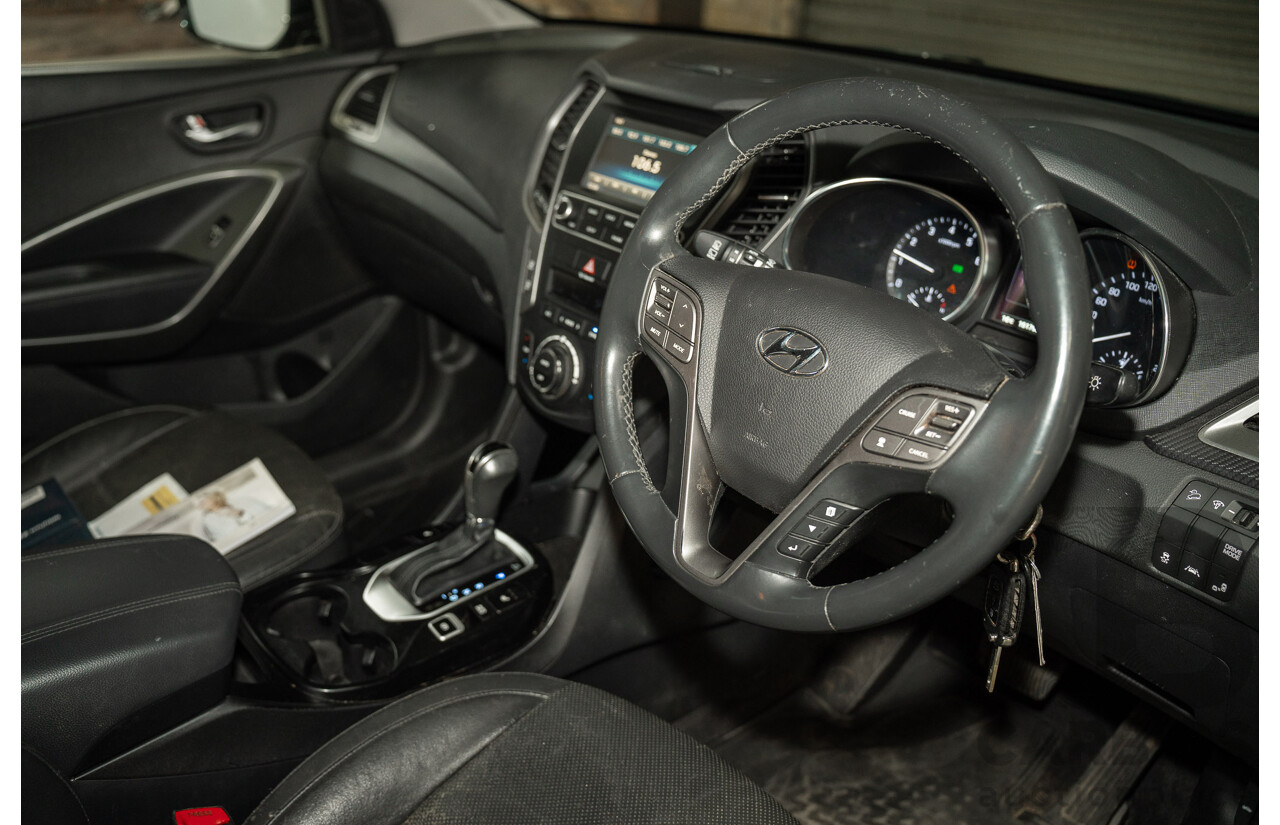 06/2018 Hyundai Santa Fe Active X DM5 MY18 4d Wagon Blue 3.3L