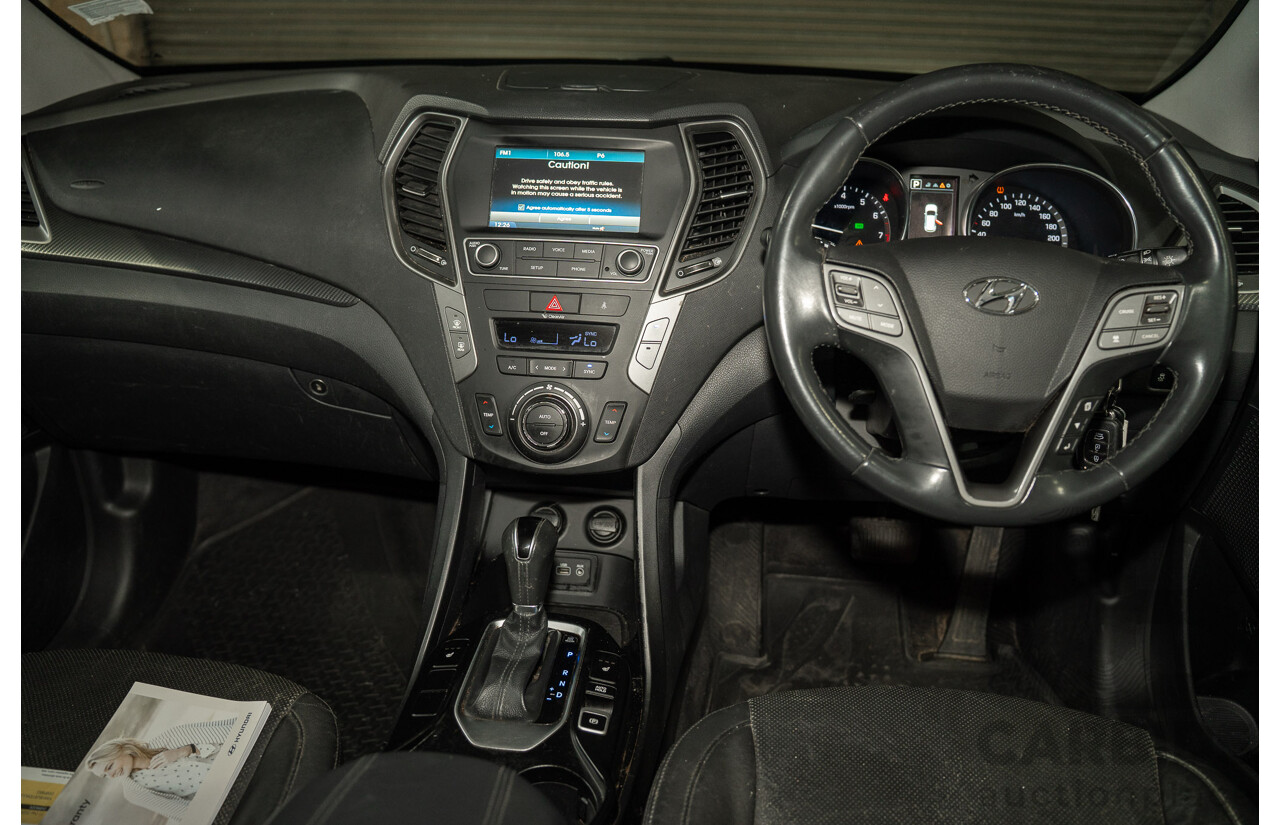 06/2018 Hyundai Santa Fe Active X DM5 MY18 4d Wagon Blue 3.3L
