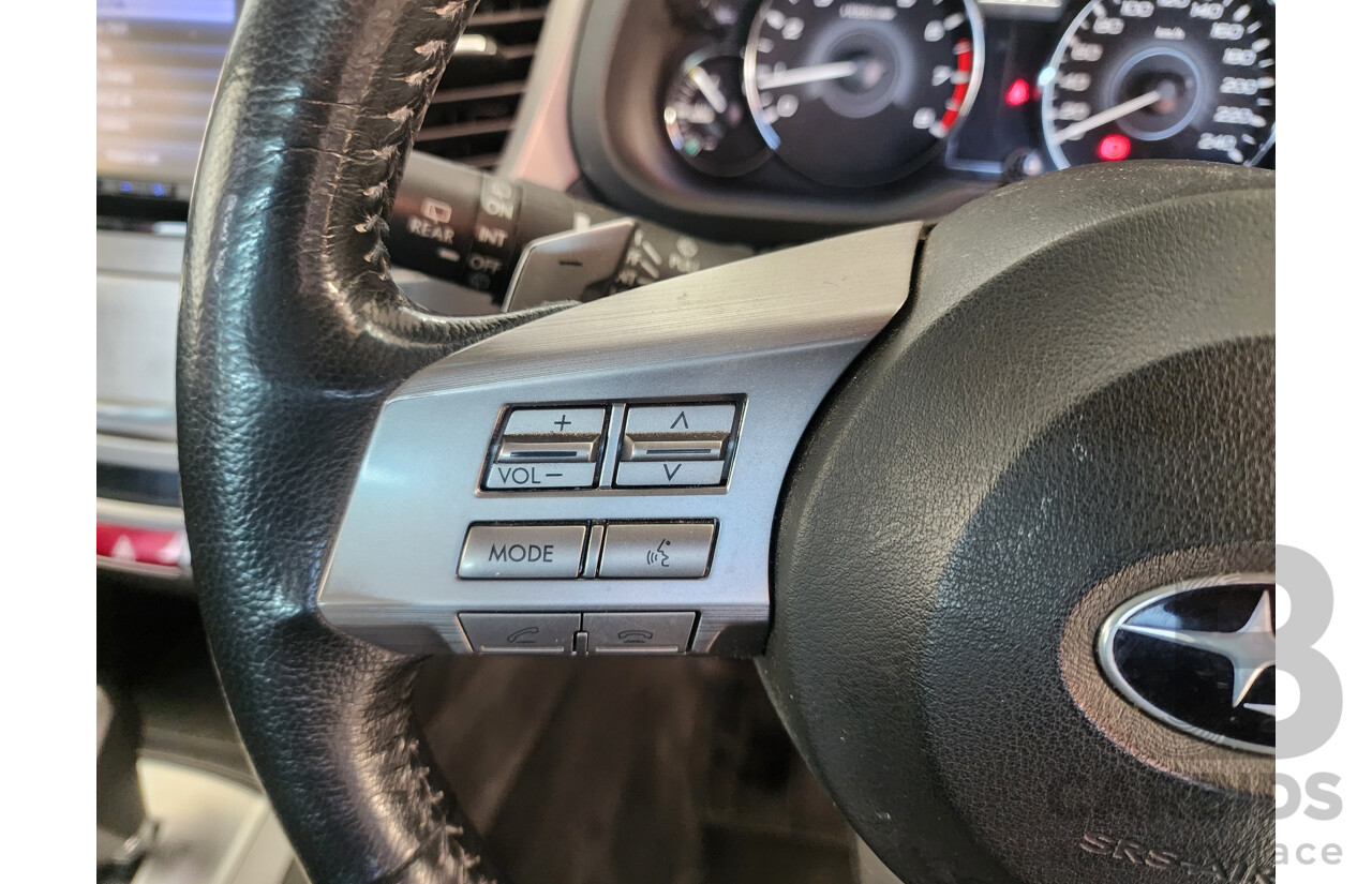 10/2012 Subaru Outback 2.5i MY12 4d Wagon White 2.5L