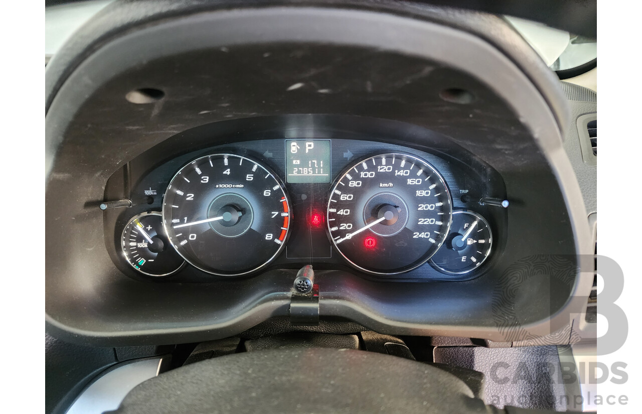 10/2012 Subaru Outback 2.5i MY12 4d Wagon White 2.5L