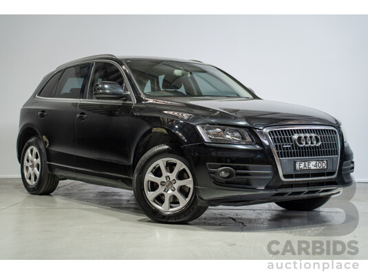 07/2012 Audi Q5 2.0 TDI Quattro (AWD) 8R MY12 4d Wagon Black Turbo Diesel 2.0L