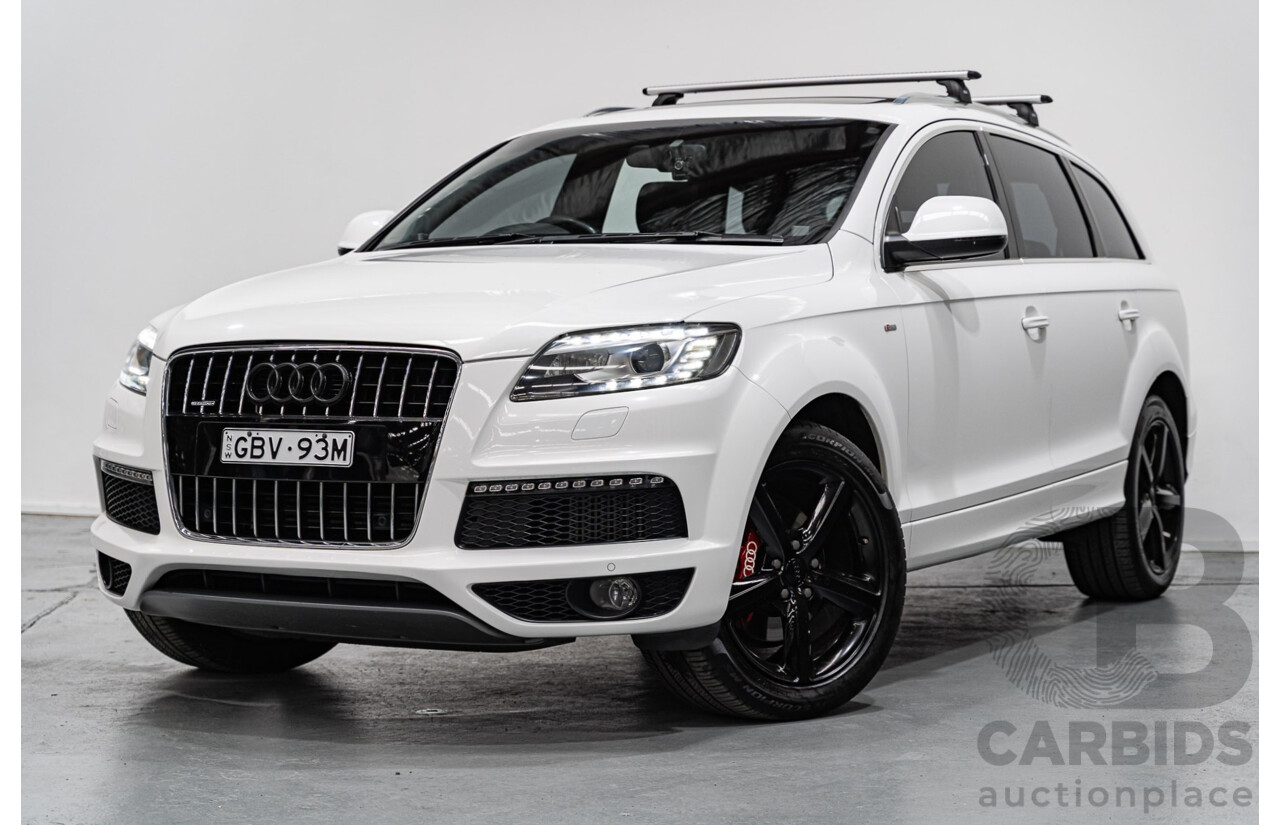 11/2010 Audi Q7 4.2 TDI S-Line Quattro (AWD) MY10 4d Wagon Ibis White Twin Turbo Diesel V8 4.1L - 7 Seater