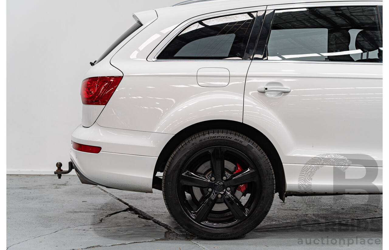 11/2010 Audi Q7 4.2 TDI S-Line Quattro (AWD) MY10 4d Wagon Ibis White Twin Turbo Diesel V8 4.1L - 7 Seater