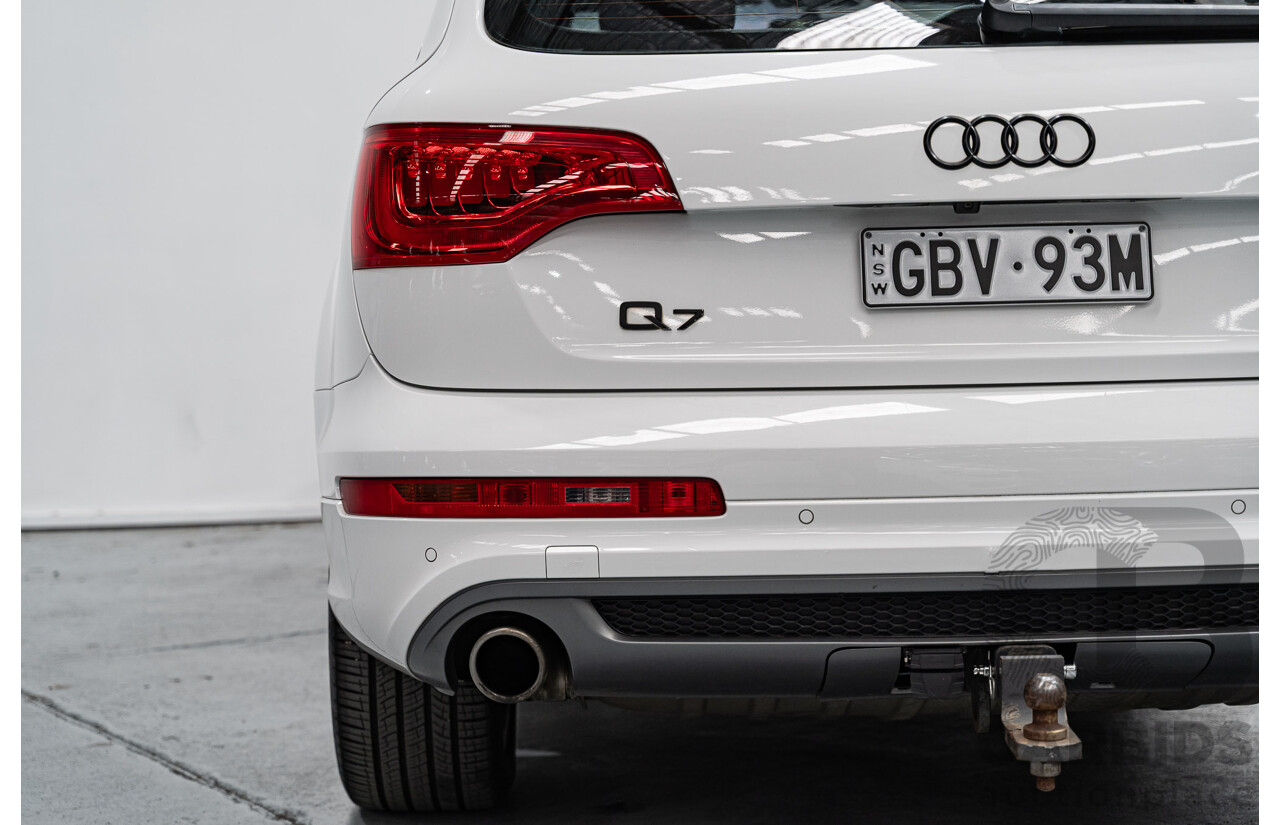 11/2010 Audi Q7 4.2 TDI S-Line Quattro (AWD) MY10 4d Wagon Ibis White Twin Turbo Diesel V8 4.1L - 7 Seater