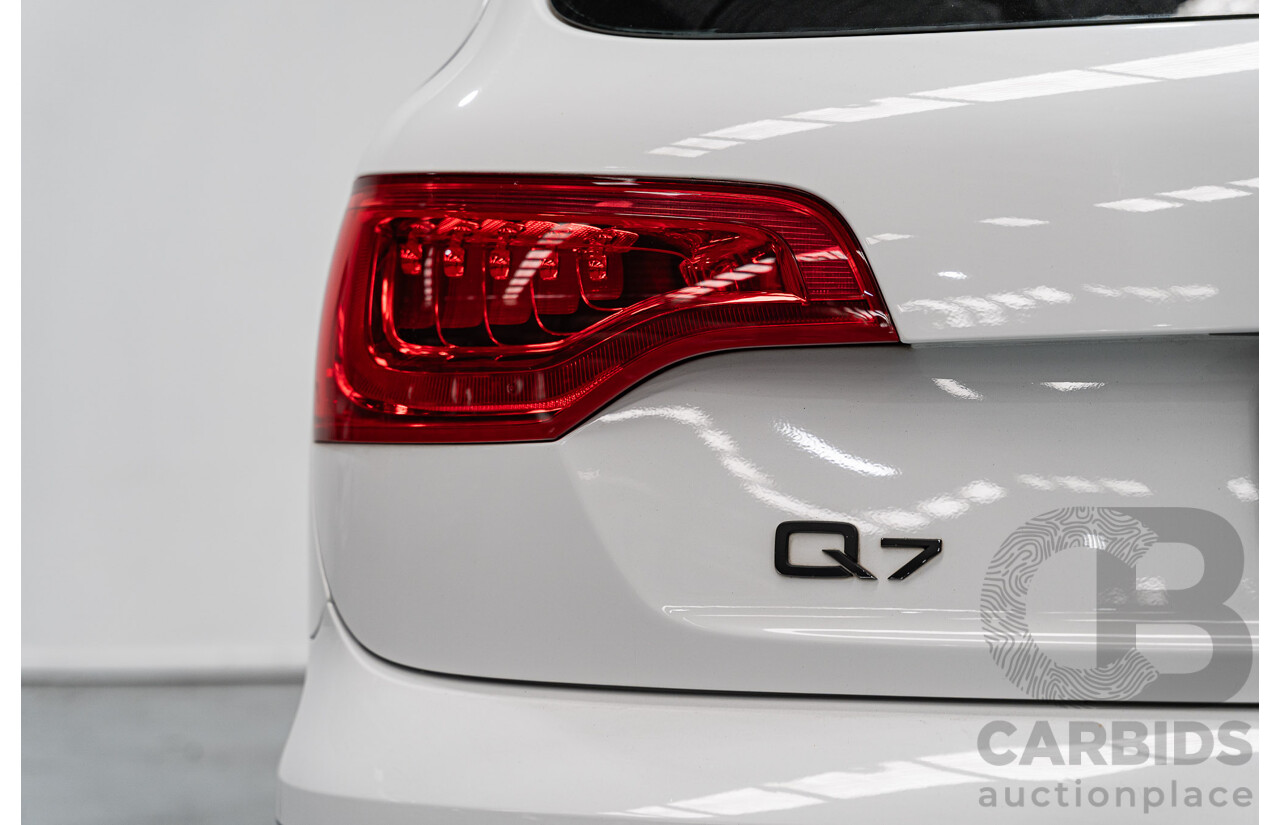 11/2010 Audi Q7 4.2 TDI S-Line Quattro (AWD) MY10 4d Wagon Ibis White Twin Turbo Diesel V8 4.1L - 7 Seater