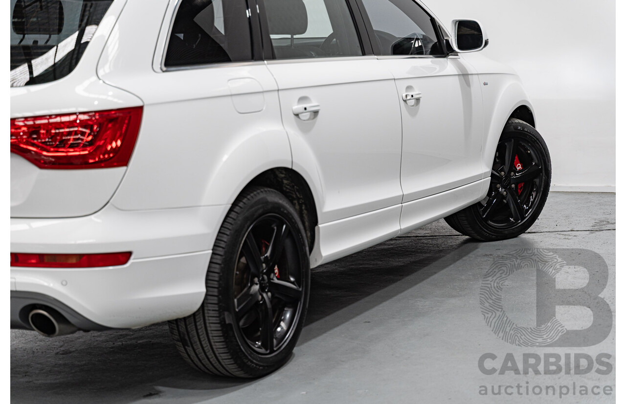 11/2010 Audi Q7 4.2 TDI S-Line Quattro (AWD) MY10 4d Wagon Ibis White Twin Turbo Diesel V8 4.1L - 7 Seater