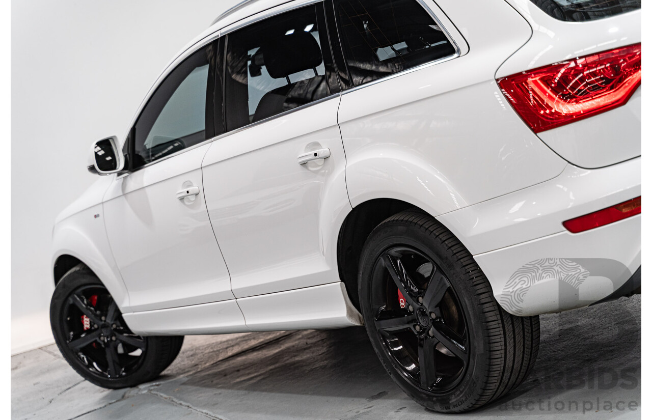 11/2010 Audi Q7 4.2 TDI S-Line Quattro (AWD) MY10 4d Wagon Ibis White Twin Turbo Diesel V8 4.1L - 7 Seater