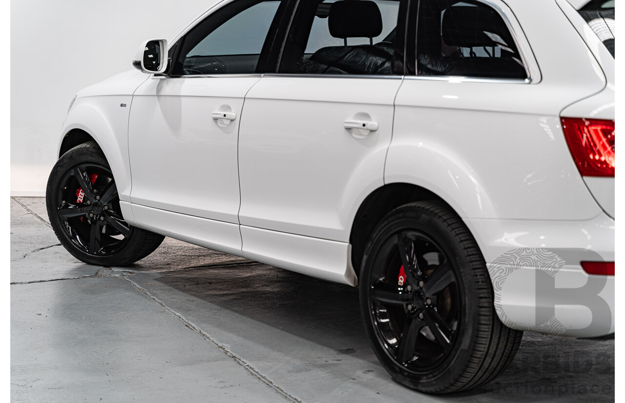 11/2010 Audi Q7 4.2 TDI S-Line Quattro (AWD) MY10 4d Wagon Ibis White Twin Turbo Diesel V8 4.1L - 7 Seater