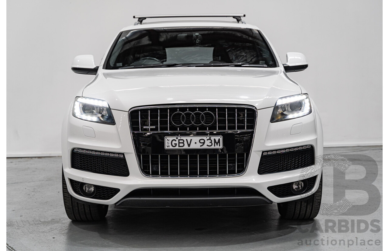 11/2010 Audi Q7 4.2 TDI S-Line Quattro (AWD) MY10 4d Wagon Ibis White Twin Turbo Diesel V8 4.1L - 7 Seater