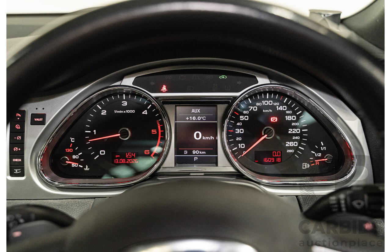 11/2010 Audi Q7 4.2 TDI S-Line Quattro (AWD) MY10 4d Wagon Ibis White Twin Turbo Diesel V8 4.1L - 7 Seater