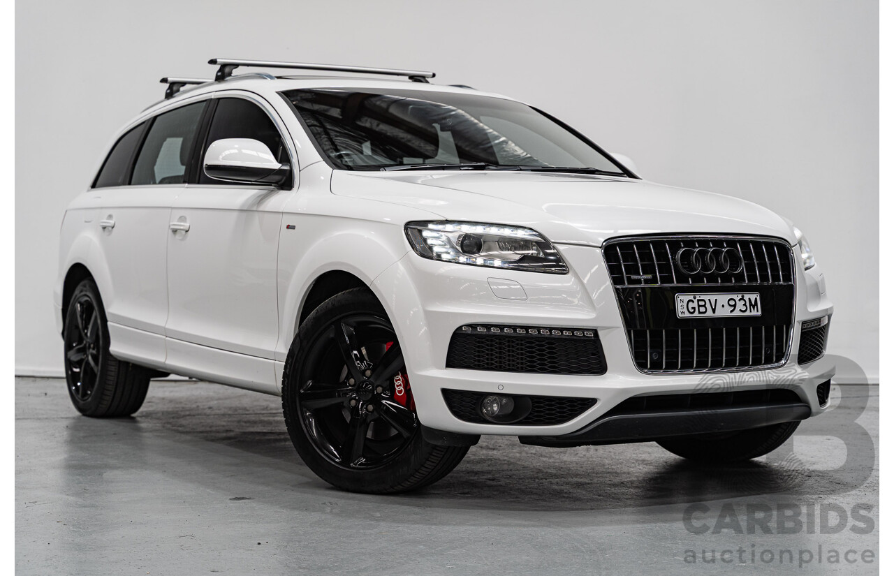 11/2010 Audi Q7 4.2 TDI S-Line Quattro (AWD) MY10 4d Wagon Ibis White Twin Turbo Diesel V8 4.1L - 7 Seater