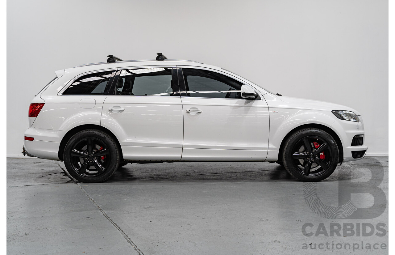 11/2010 Audi Q7 4.2 TDI S-Line Quattro (AWD) MY10 4d Wagon Ibis White Twin Turbo Diesel V8 4.1L - 7 Seater