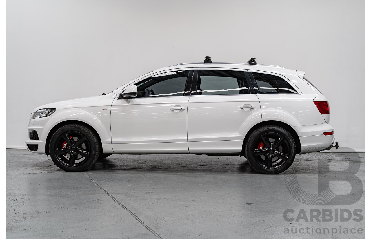 11/2010 Audi Q7 4.2 TDI S-Line Quattro (AWD) MY10 4d Wagon Ibis White Twin Turbo Diesel V8 4.1L - 7 Seater